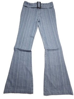 Y2K Emory Park Striped Bell Bottom Pants NWT Women's Small Hippie Boho Festival