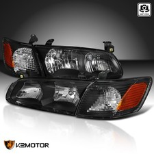 Fits 2000-2001 Toyota Camry Black Headlightscorner Lamps Leftright 00-01 Fits 2000-2001 Toyota Camry Black Headlightscorner Lamps Leftright 00-01