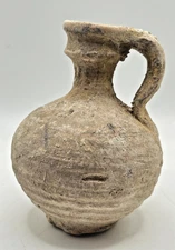 Ancient Holy Land Artifact – Iron Age II Oil Jar 1000–586 BC Biblical Vessel
