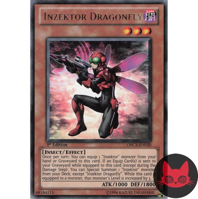 Yugioh Inzektor Libelle ORCS-DE020 Rare 1. Auflage NM