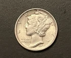 1936 D Mercury Dime - AU