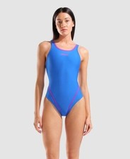 Arena Women Performance Hyperflow Solid Tech Back Swimsuit - New - Free SHIPPING