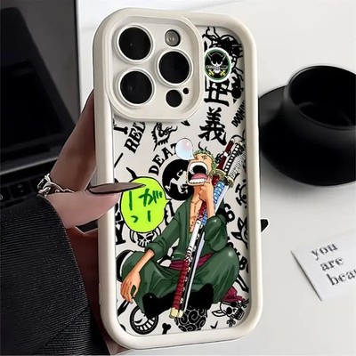 Anime Luffy Zoro Comic Phone Case For iPhone 16E 16 15 14 13 12 11