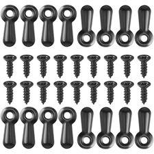 100 Pcs Metal Picture Frames Turn Button Fasteners with 100 Pcs Screws Set
