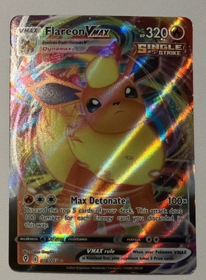 Flareon VMAX 018/203 Ultra Rare - Evolving Skies - Pokemon TCG
