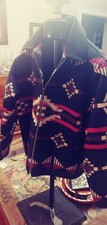 Vintage Pendleton Navajo Hooded Jacket made in USA XS Southwest pattern