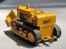 Vintage 1960s Mercury Lit’l Toy International Bulldozer No 101 w/ Broken Shovel