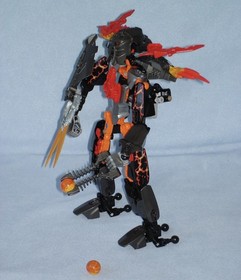 Lego Hero Factory 2235 FIRE LORD Villain Warrior - Complete with All Weapons