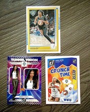2025 Panini WNBA Donruss 3 Card Lot Angel Reese Chicago Sky Inserts