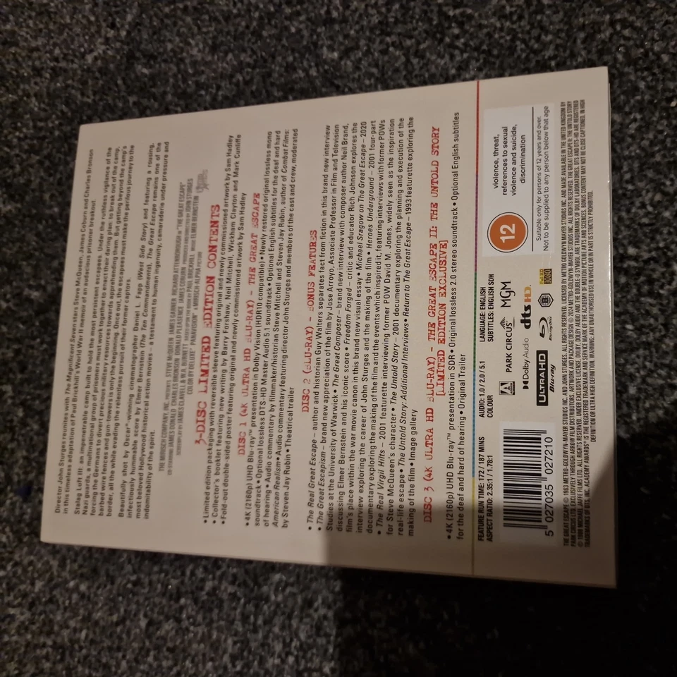 The Great Escape Slip Case and Box with Book - NO Movie Only Case - 4K Arrow Ltd - Image 2 of 4