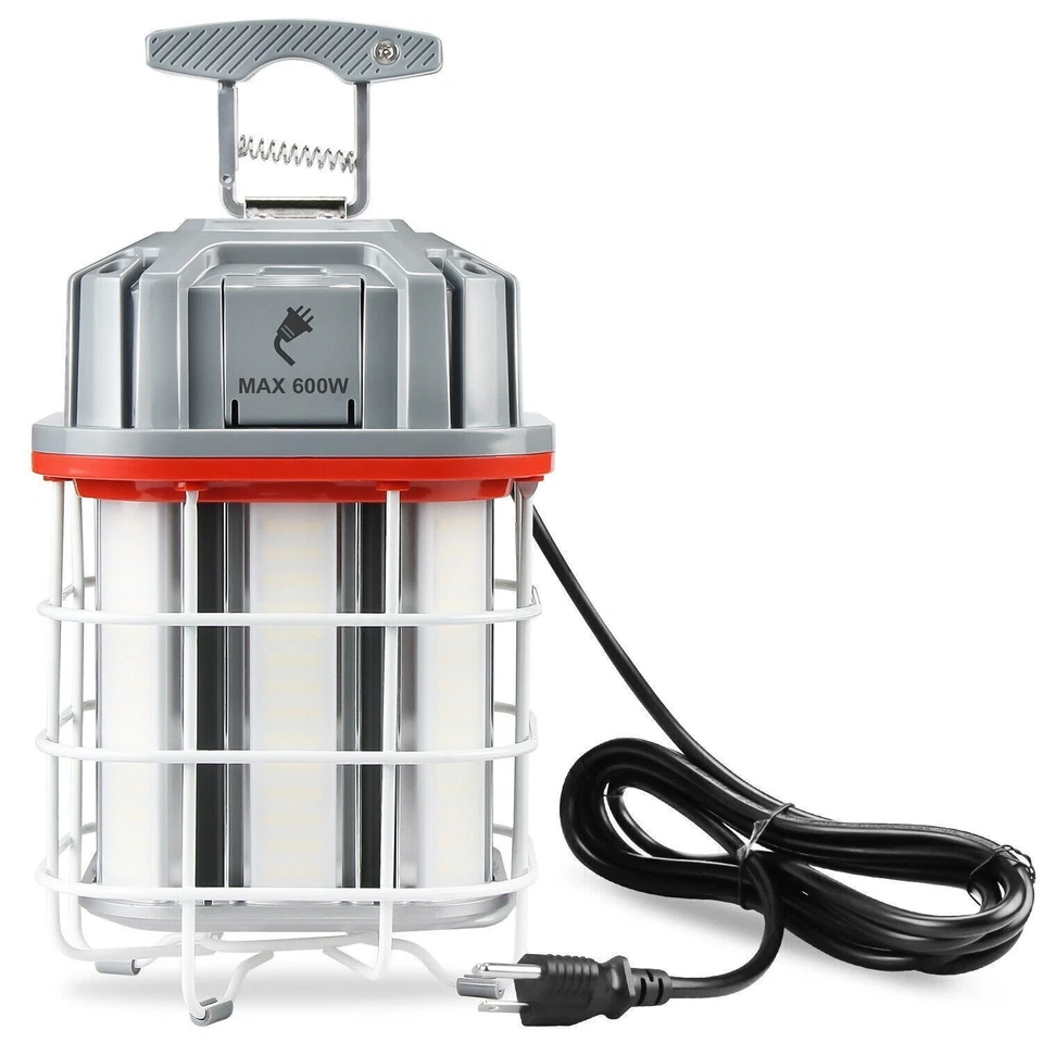 Luz de trabalho temporária LED 100W 14500Lm construção pendurada iluminação vinculável ETL - Imagem 4 de 4