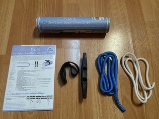 Knotenkurs für den Sportbootführerschein • Knoten Übungsset • Top Zustand