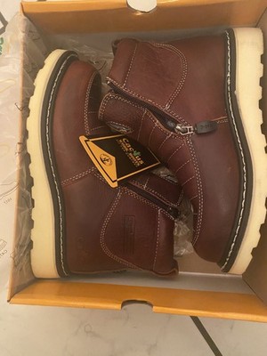 Cactus FOOTWEAR   work boots  Men's  size 5 - brown with zipper