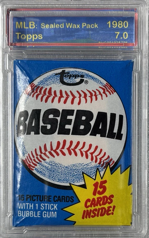 Paquete de cera sellado de fábrica de béisbol Topps 1979 y 1980 SVG 8,0 y 7,0 (lote de 2 paquetes) 🤩 Foto 4 de 4