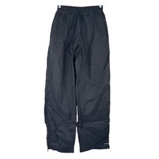 vintage Nike track nylon sweatpants lined black size S