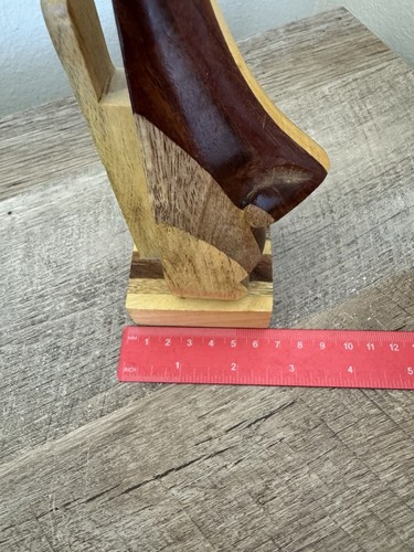 Vintage Brillenhalter Nasenständer Multi Holz 6,75" - Bild 10 von 10