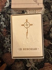 Catholic Funeral Register Book With Box