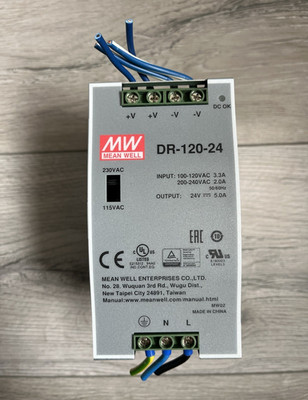 MEAN WELL DR-120-24 DIN-Schienen Schaltnetzteil Industrie 24V 5A 120W