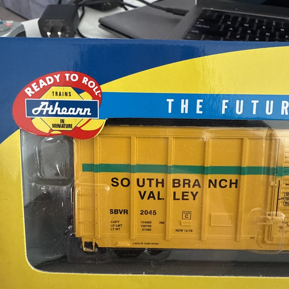 HO Athearn/Bev-Bel Kit 50' Railbox Box Car South Branch Valley/SBVR 2045 - Image 2 of 4