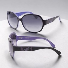NEW Coach S2030 Black Sunglasses Women's Grey Gradient Lens w/ Case 010 NOS