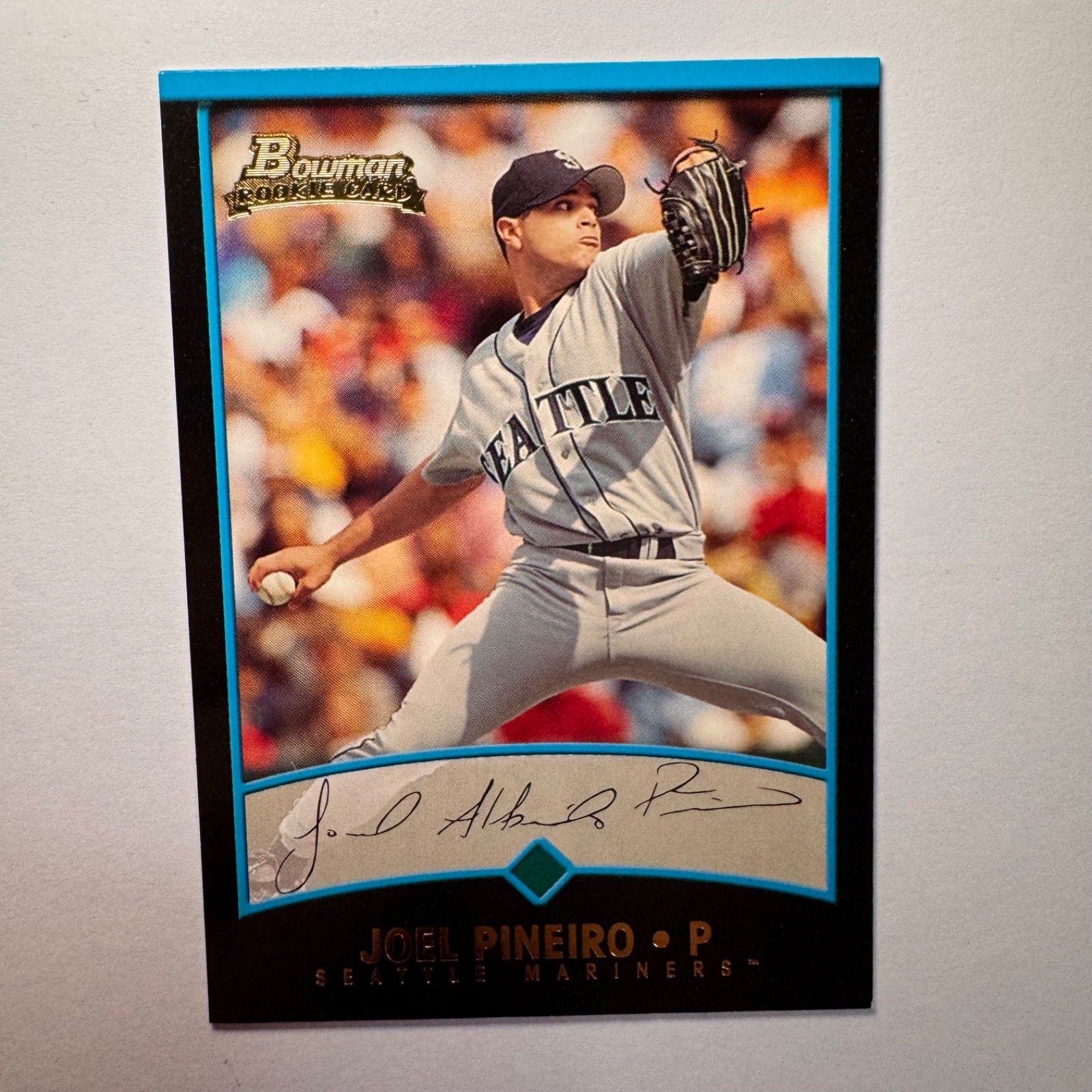 2001 Bowman Joel Pineiro Seattle Mariners Rookie Card #356
