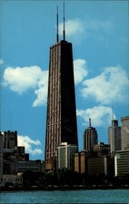 John Hancock Center Chicago Illinois vintage postcard s932
