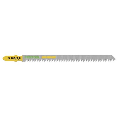 Festool 204262 S 105/2.8/5 Straight Cut Wood Cutting Jigsaw Blades, 5-Count