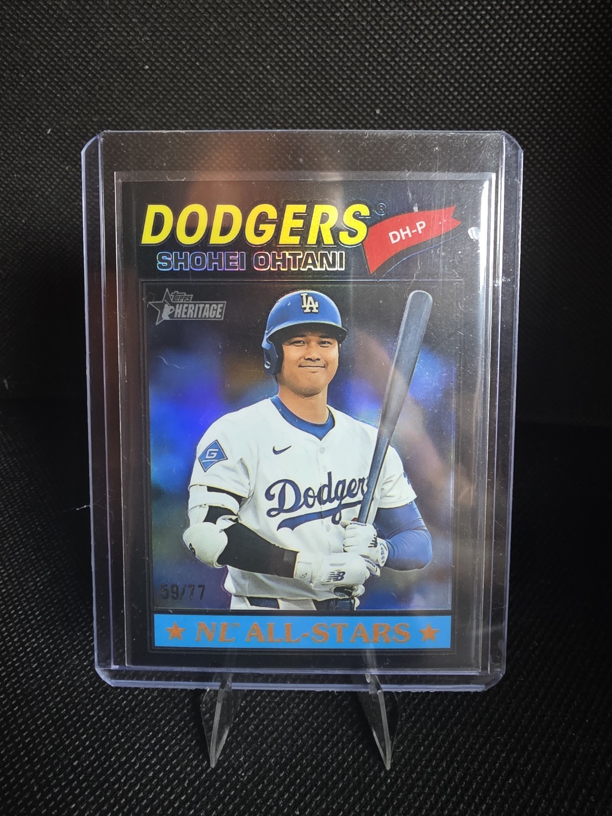 2026 Topps Heritage - Shohei Ohtani #290 Chrome Black Refractor /77