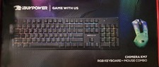 READ DESCRIPTION iBUYPOWER Chimera KM7 RGB Keyboard and Mouse Combo Pack USB