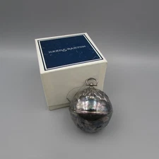 Reed & Barton Silverplate 1976 ANNUAL HOLLY BALL Christmas Ornament