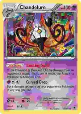 Chandelure - 43/119 - Pokemon Phantom Forces XY Rare Holo Card NM