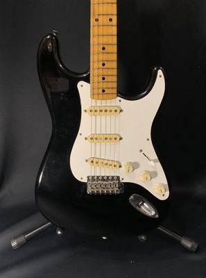 Fender Japan STD-57 E-Serial Used 1988 Alder Body Maple Neck Black w/Soft Case