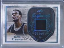 2018 Leaf ITG Used Sports Enshrined Blue Prime 1/4 David Robinson #EP-06 HOF 7y2