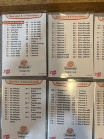 Limited Run Games Sega Dreamcast Logo Trading Cards - Complete Set of 9 Cards