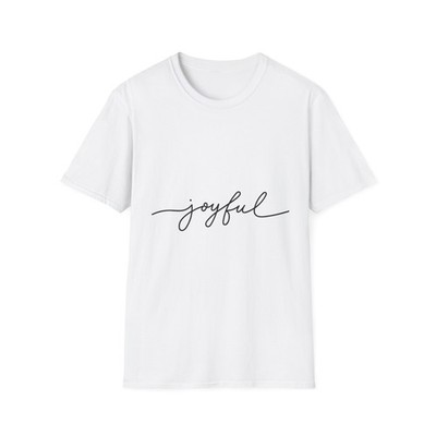 Joyful Unisex Softstyle T-Shirt - Casual Wear, Gift for Friends, Mood [...]