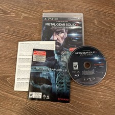 Metal Gear Solid V: Ground Zeroes (Sony PlayStation 3, 2014) w/ Manual, Works