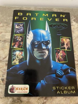 PANINI BATMAN FOREVER MERLIN STIL ALBUM STICKER NEU FAST LEER FR 1995