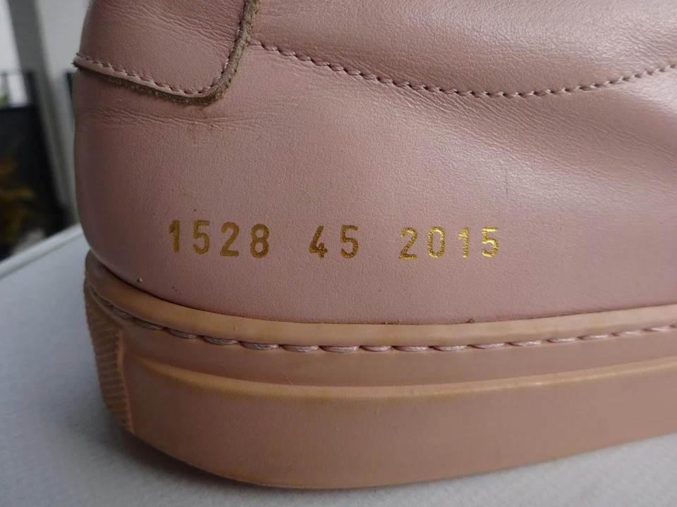 COMMON PROJECTS 1528 2015 Achilles Low Blush Herr Sneakers Leder Italy Gr.45 TOP - Bild 4 von 4