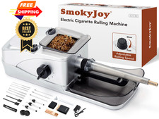 Cigarette Rolling Machine, Electric Pre Roll Automatic Silver