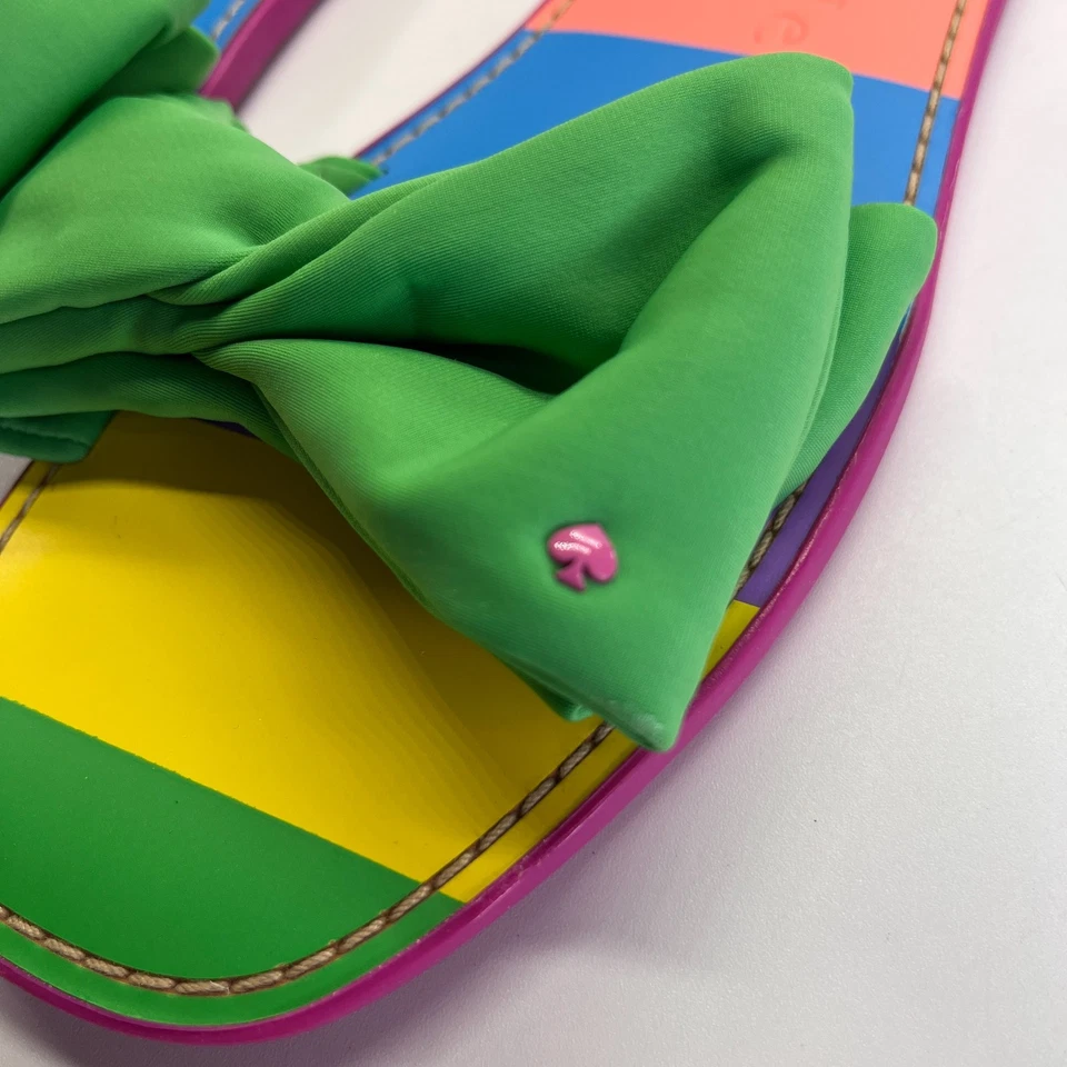 Босоножки бикини Kate Spade New York размер 9B обед как новые с бантом - Изображение 3 из 4
