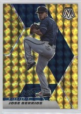 2021 Panini Mosaic Reactive Yellow Mosaic Prizm Jose Berrios #184 0st9
