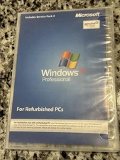 Windows XP Professional - Includes SP3 - For Refurbished PCs * No Product Key *