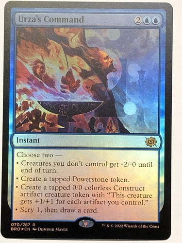 MTG TCG - Urza's Command 070/287 Foil - NM (Free Shipping $5+) - Picture 1 of 2