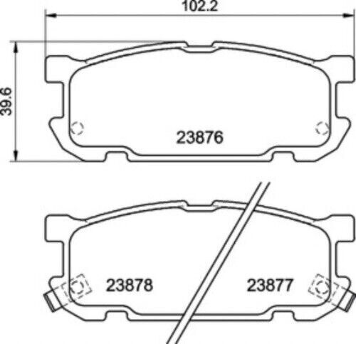 Mintex MDB2249 Brake Pad Set - Picture 3 of 4