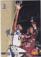 1996 Malik Rose Score Board Autographed Edition ROOKIE AUTO - Spurs Drexel