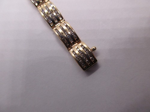 14K Gold Diamond Bracelet Diamond=3.25 Carat F-SI1 16.60 Grams Value=$9,750 - 第 4/13 張圖片