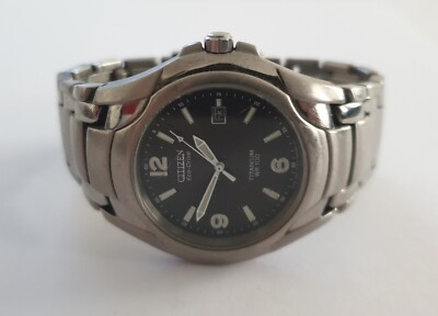 Citizen Eco-drive Titanium Watch E111-K006368 | eBay