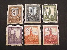SBZ Nr.: 156 - 161 postfrisch