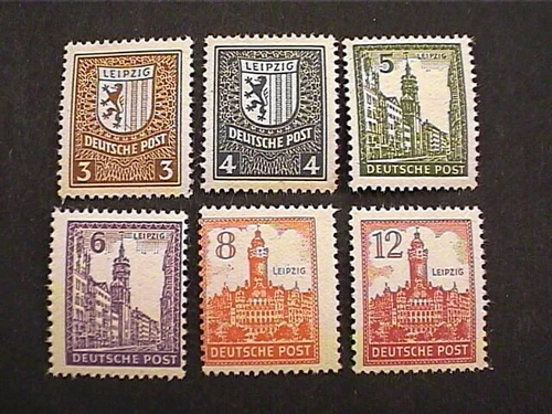 SBZ No.: 156 - 161 mint