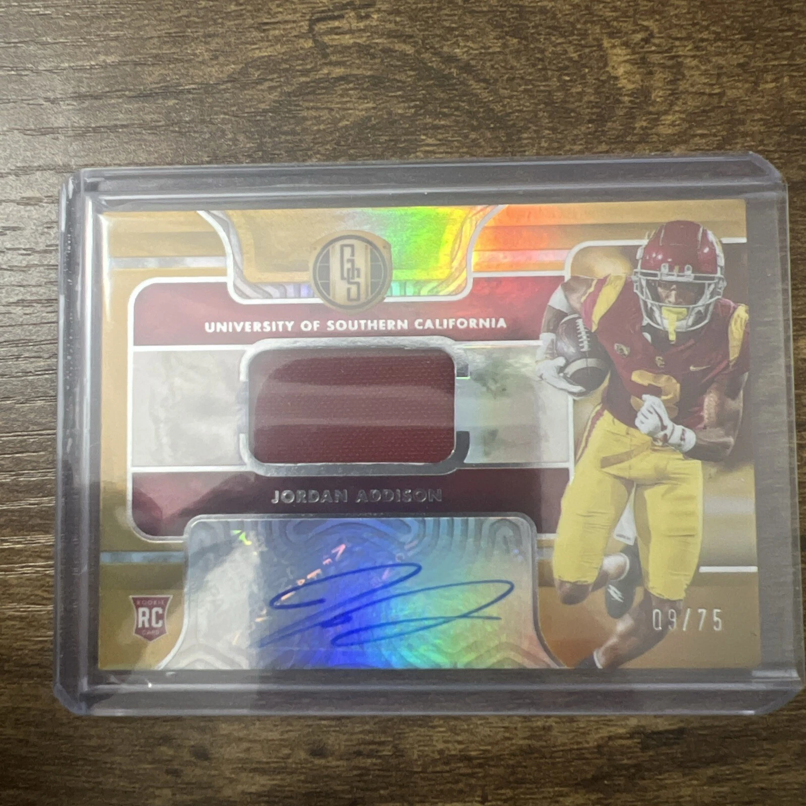 2023 Panini Chronicles Draft Picks - Gold Standard RPA Jordan Addison /75